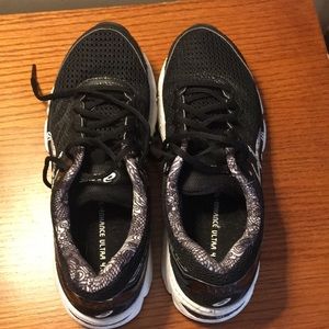 Black ASICS sneakers